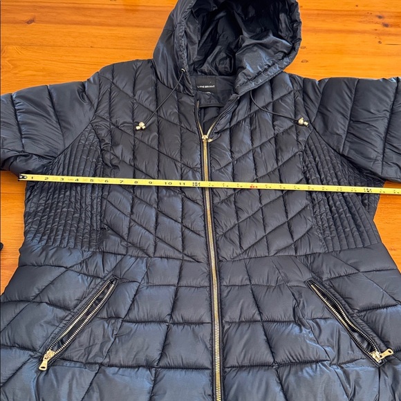 Lane Bryant Black Puffer Coat with Hood and pair of Spyder Gloves - Picture 12 of 15